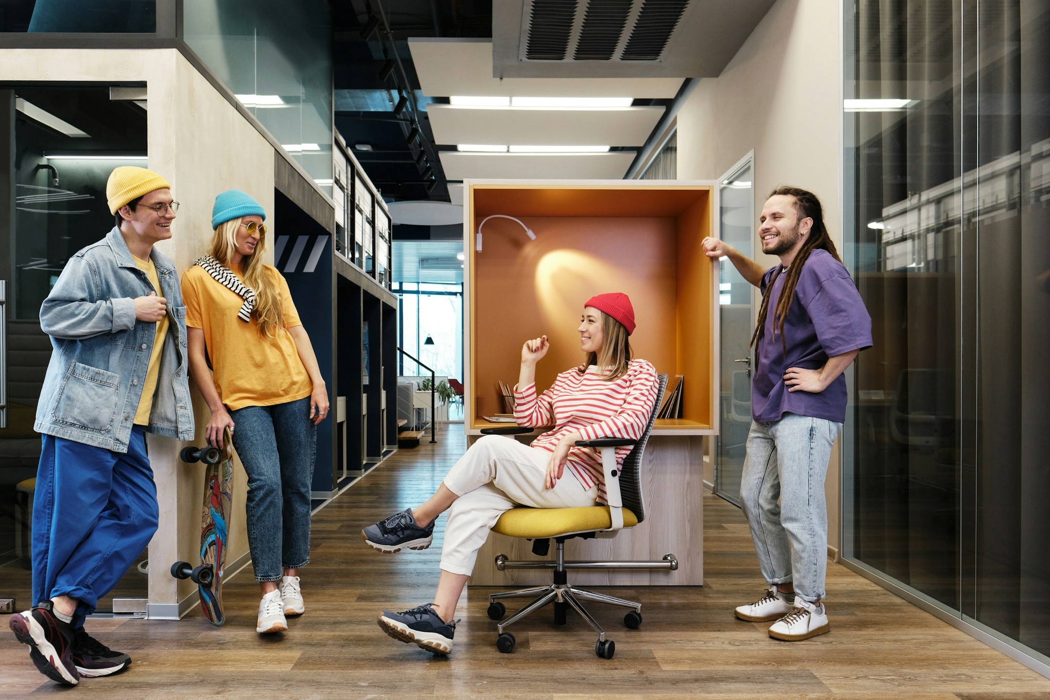 Atelier de collaboration dans un espace de travail
